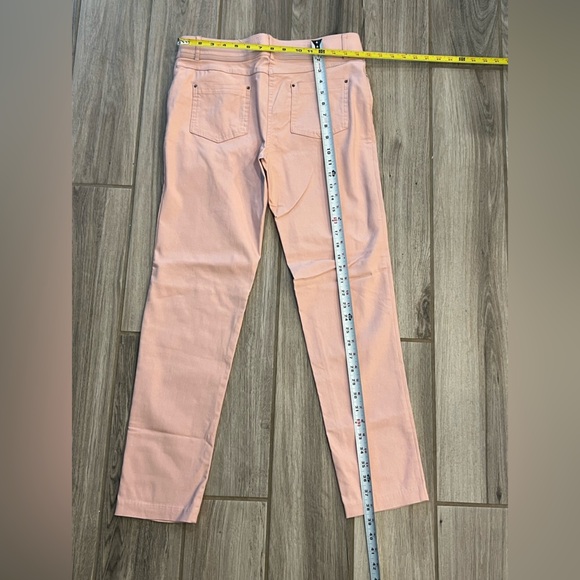 Retrology Pink Elastic Tic Dress Pants Size 10 - Picture 8 of 11